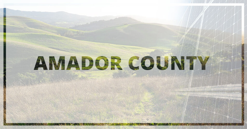 Commercial Solar Panels Amador County Request An Estimate
