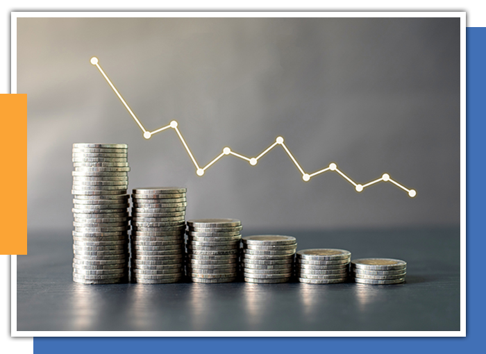 image of declining costs