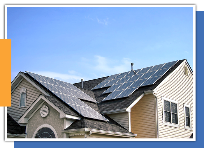 Image of a solar roof
