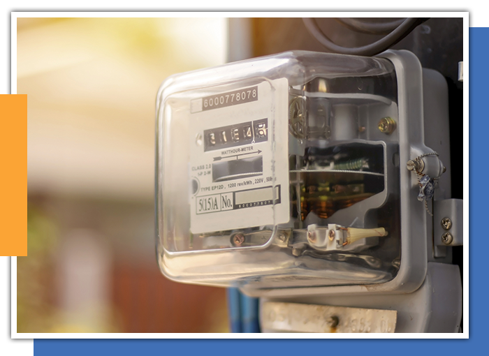Image of an electrical meter