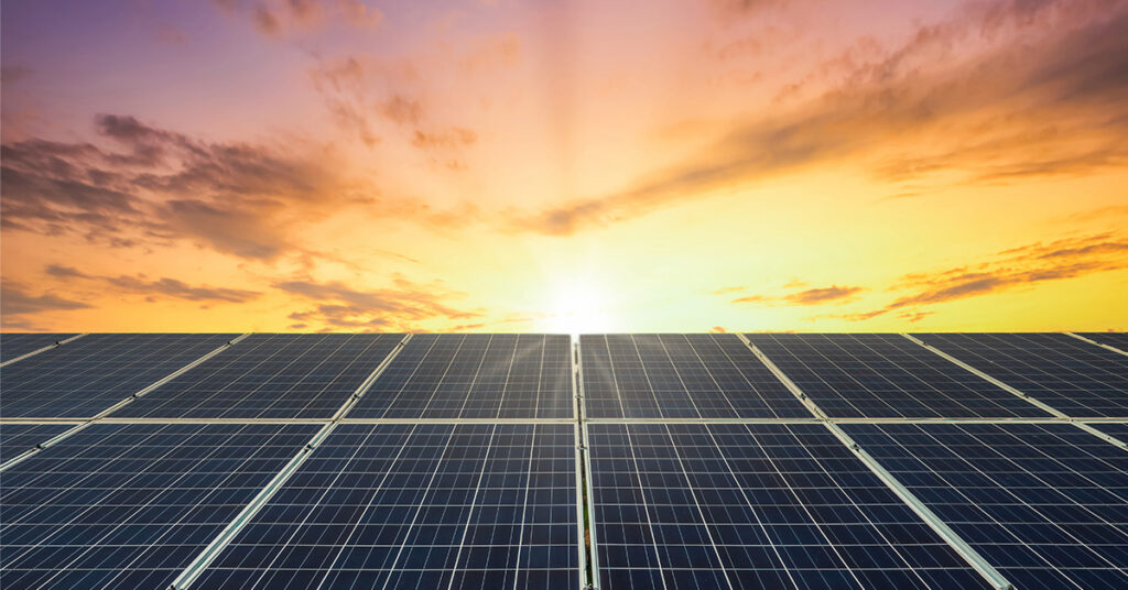 Image of a solar panel
