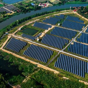 solar panel farm