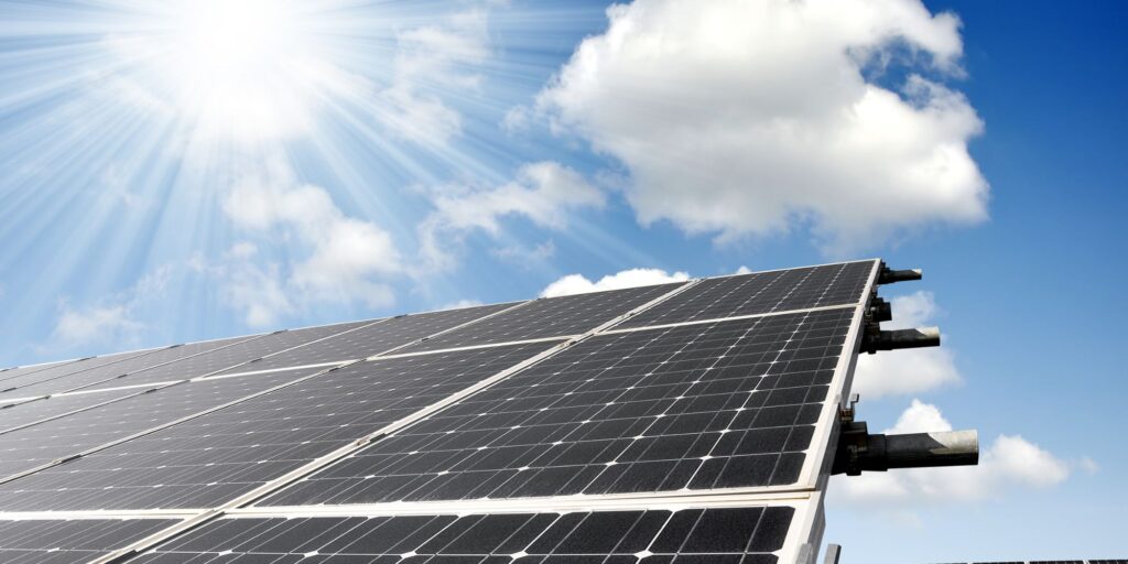 large solar panel