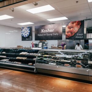a deli counter in a store