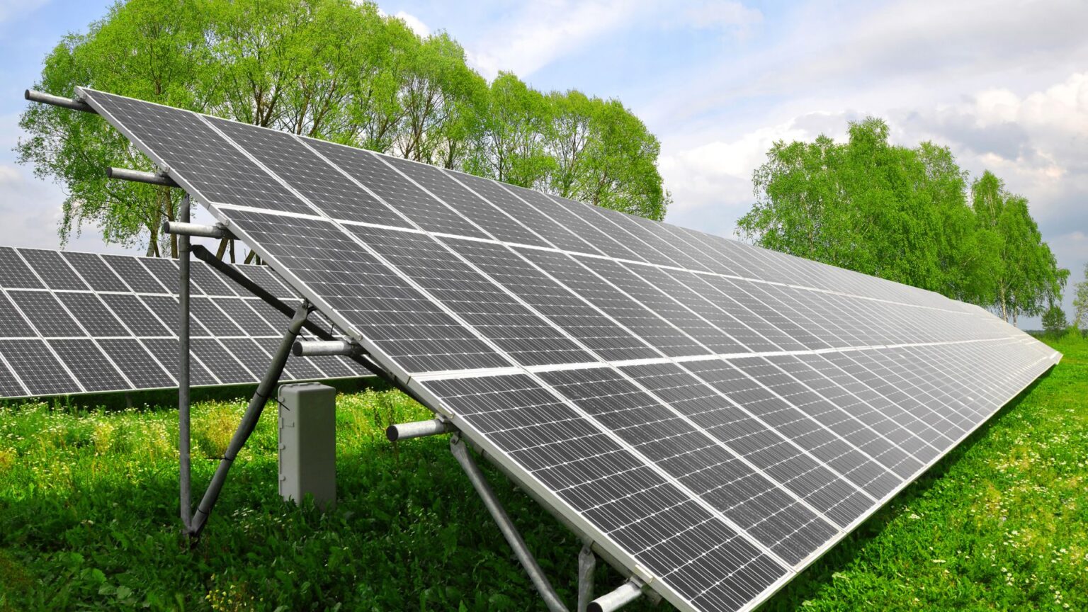 A solar panel system