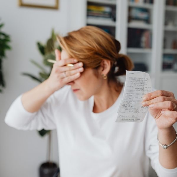 homeowner scared to look at bill